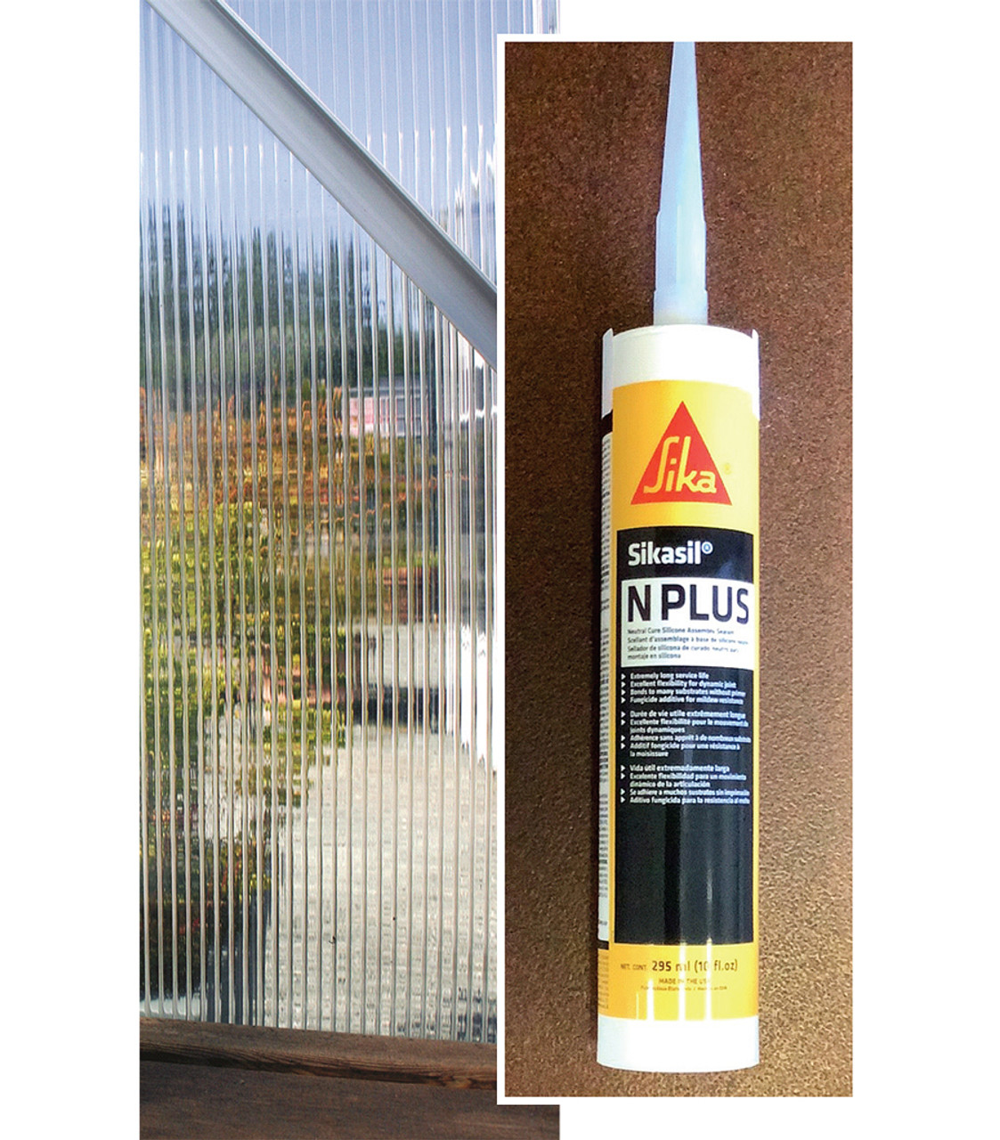 Sikasil-N Plus Silicone Sealant for Polycarbonate